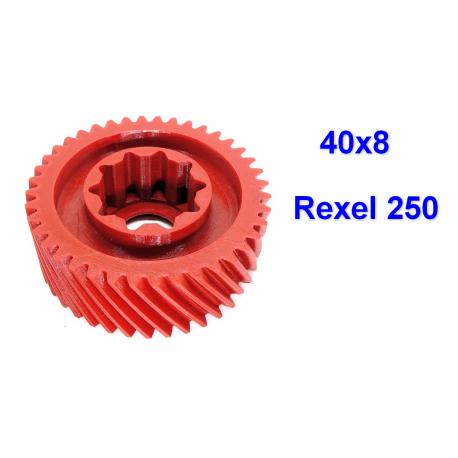Koło zębate 40x8 zębów niszczarki REXEL 250
