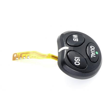 Przyciski QUAL WB ISO z obudową i flexem do Nikon D300 D300S