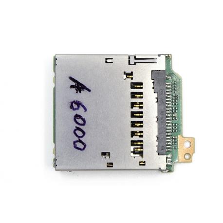 Gniazdo czytnik kart SD Sony A6000 z płytką elektroniki